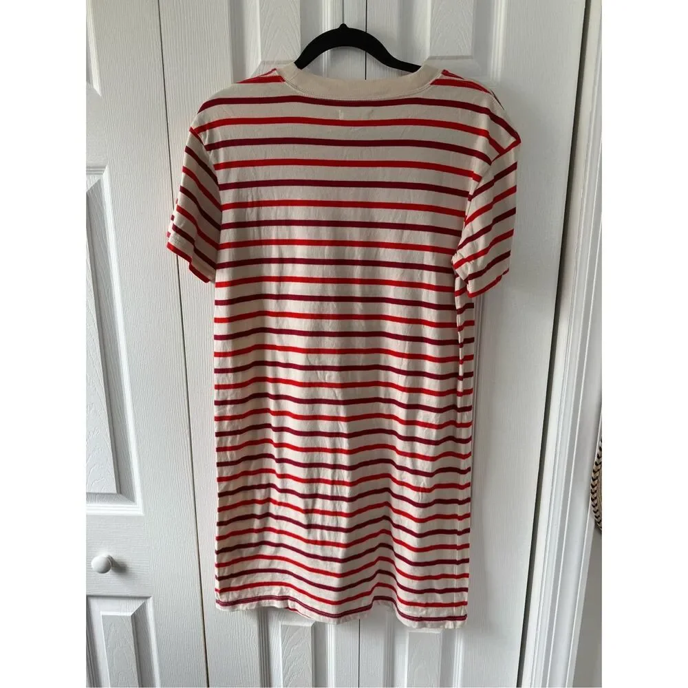 Madewell Small Pablo Stripe Tee Shirt Dress